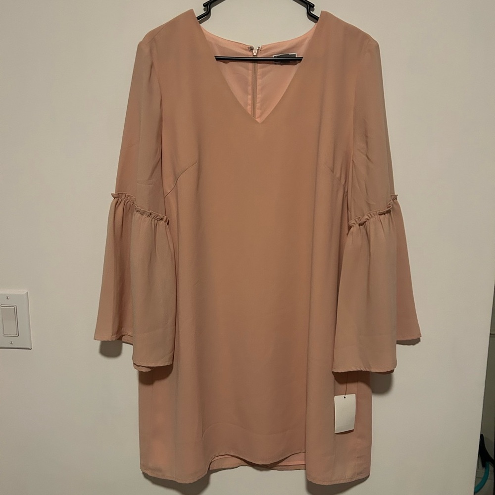 Chelsea28 Blush Long Sleeve Dress